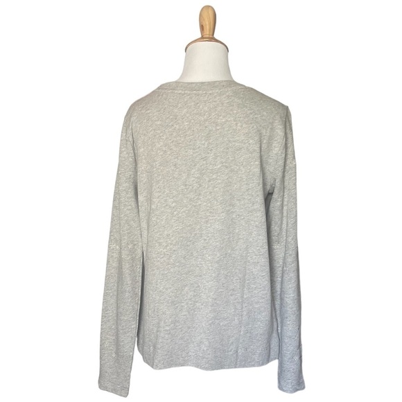 Loft Long Sleeve Embroidered Tee - Picture 3 of 7